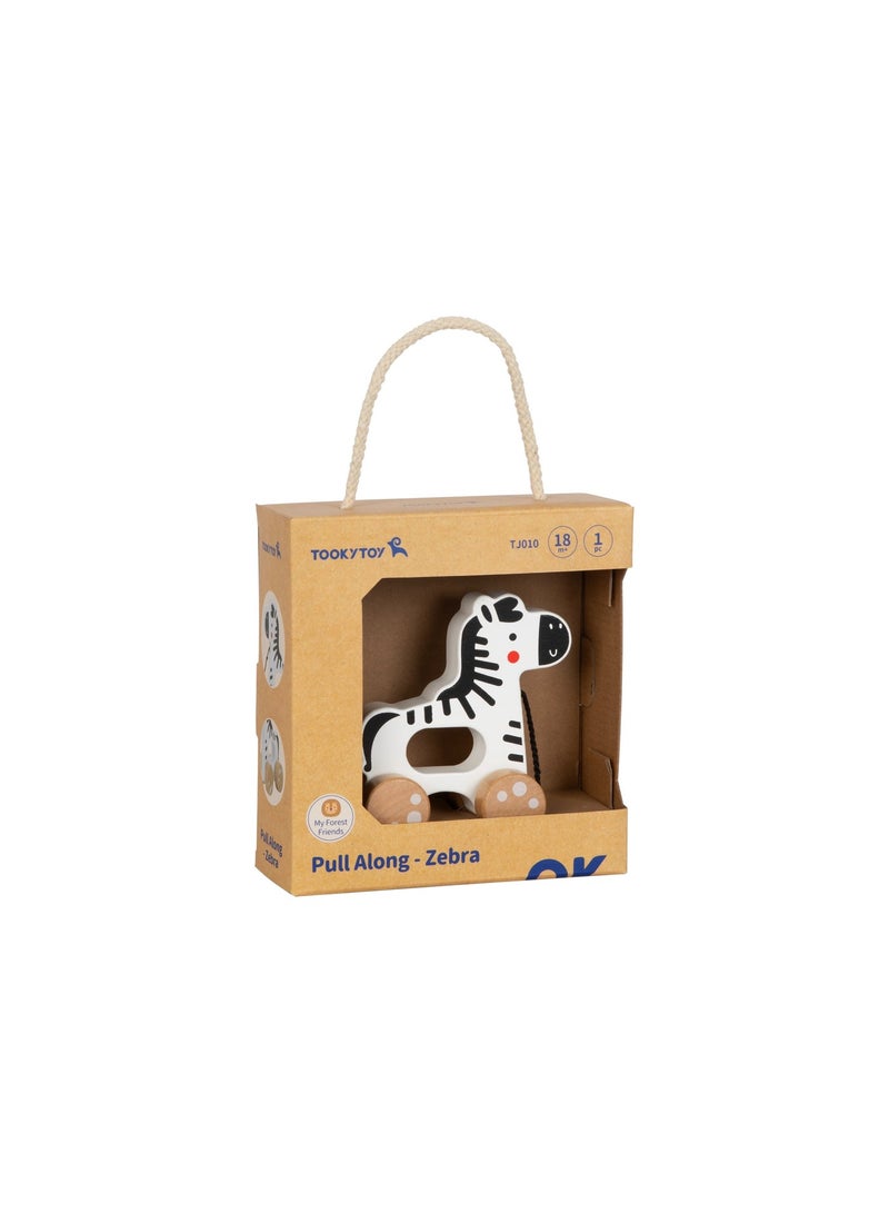 Tooky Toy Pull Along – Zebra - Image 2